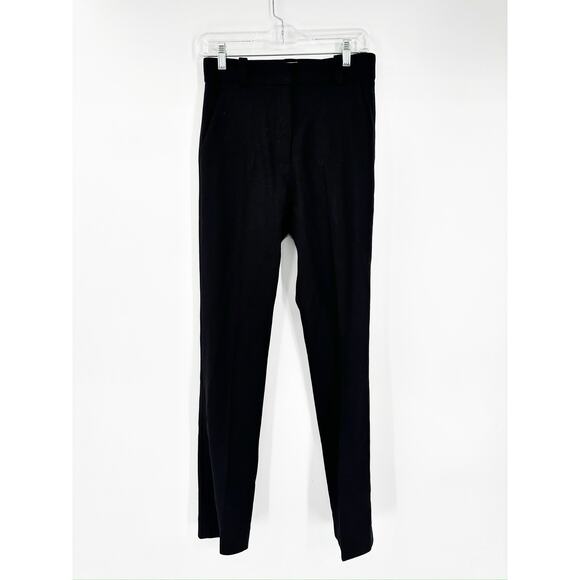 Khaite Terron Straight-Leg Pants in Black Size 2 NEW - Picture 2 of 9
